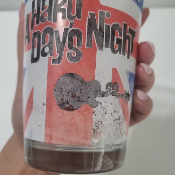 Vintage The Beatles 1985 Radio Days "A Hard Days Night" 16 oz Glassware Cup - Picture 6 of 8